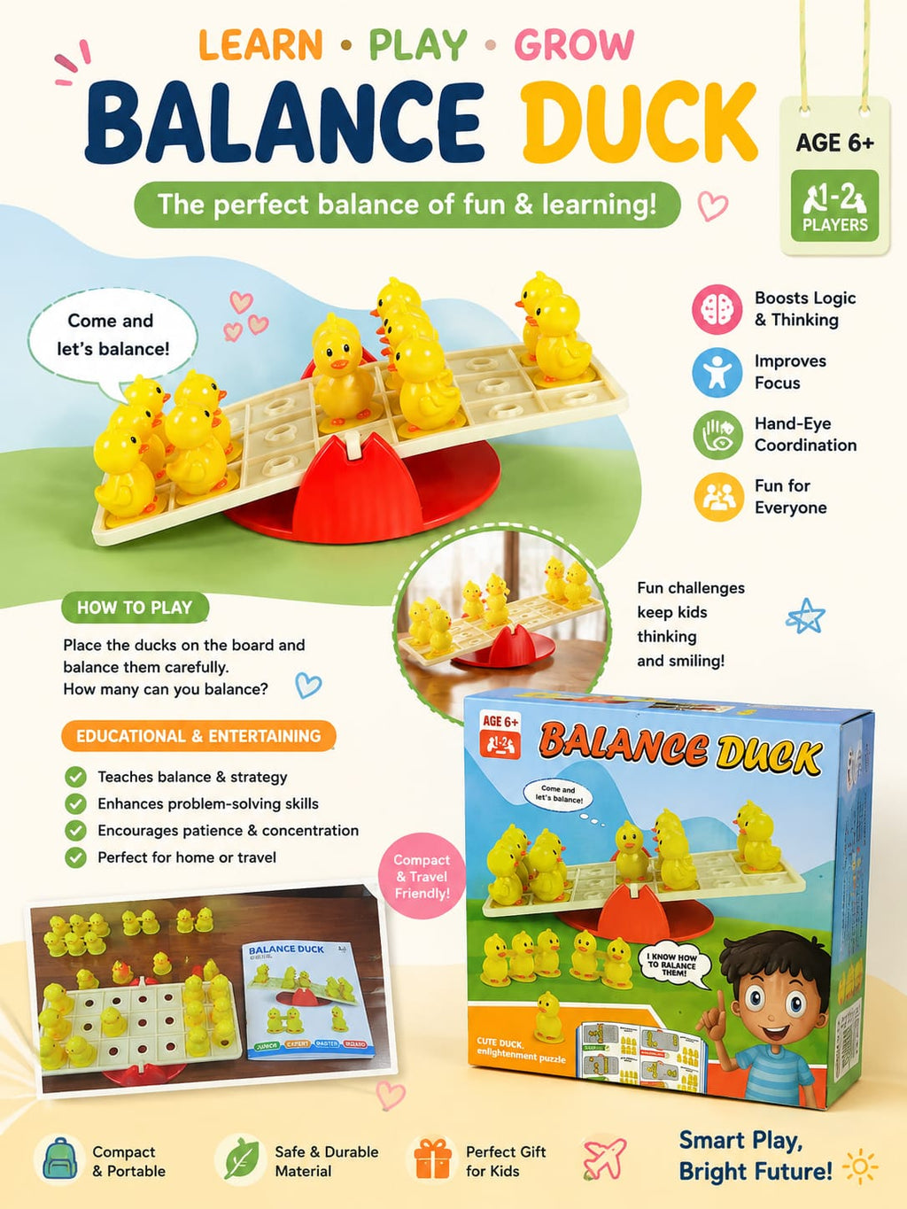 Balance Duck - Educational Balancing Game