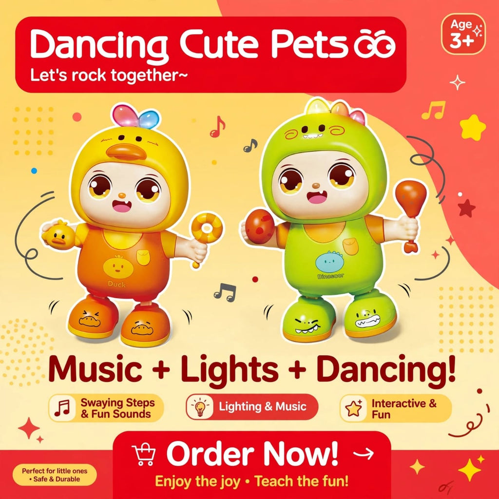 Dancing Cute Pets - Let's Rock Together!
