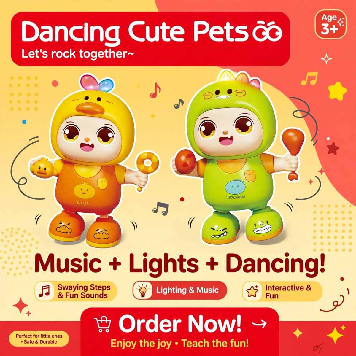 Dancing Cute Pets - Let's Rock Together!