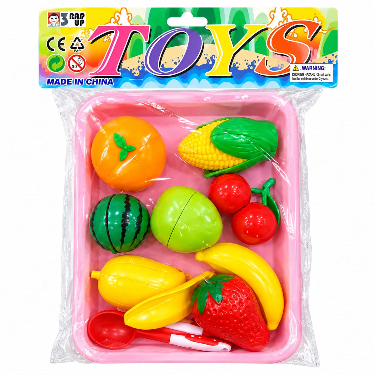 Kids Fruits Cutting Set with Tray