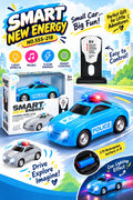 Smart New Energy Police Car - Automatic Patrol EV Car with Light & Music