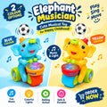 Play Sing Move! Elephant Musician with Fun Music and Colorful Lights!