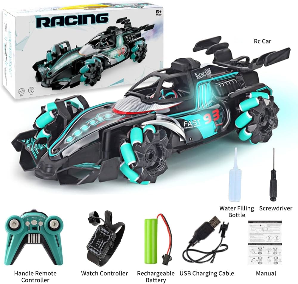 RC Racing Stunt Car – Fast 93 with Watch & Handle Controller