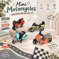 4-Piece Mini Motorcycle & Scooter Toy Set