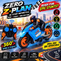 Zero Z-Plan RC Stunt Motorcycle with Lights & Music