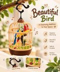 Musical Parrot Bird Cage Hanging Toy