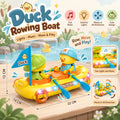 Musical Duck Rowing Boat Toy with Lights & Movement