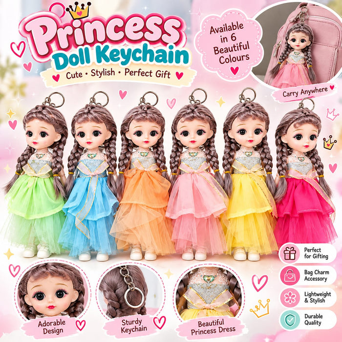 Princess Doll Keychain & Bag Charm