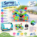 Spray Stunt RC Car - 360° Rotating Remote Control Car with Water Spray, LED Lights & Music | Rechargeable