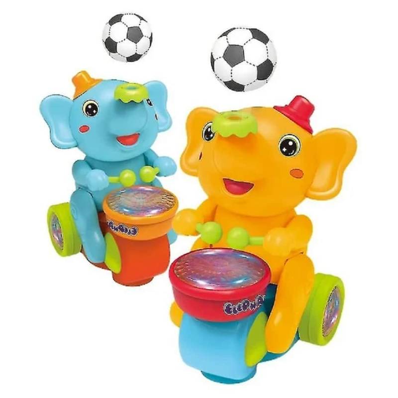 Play Sing Move! Elephant Musician with Fun Music and Colorful Lights!