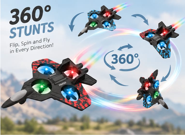 S1 Remote Control Fighter Plane with LED Lights