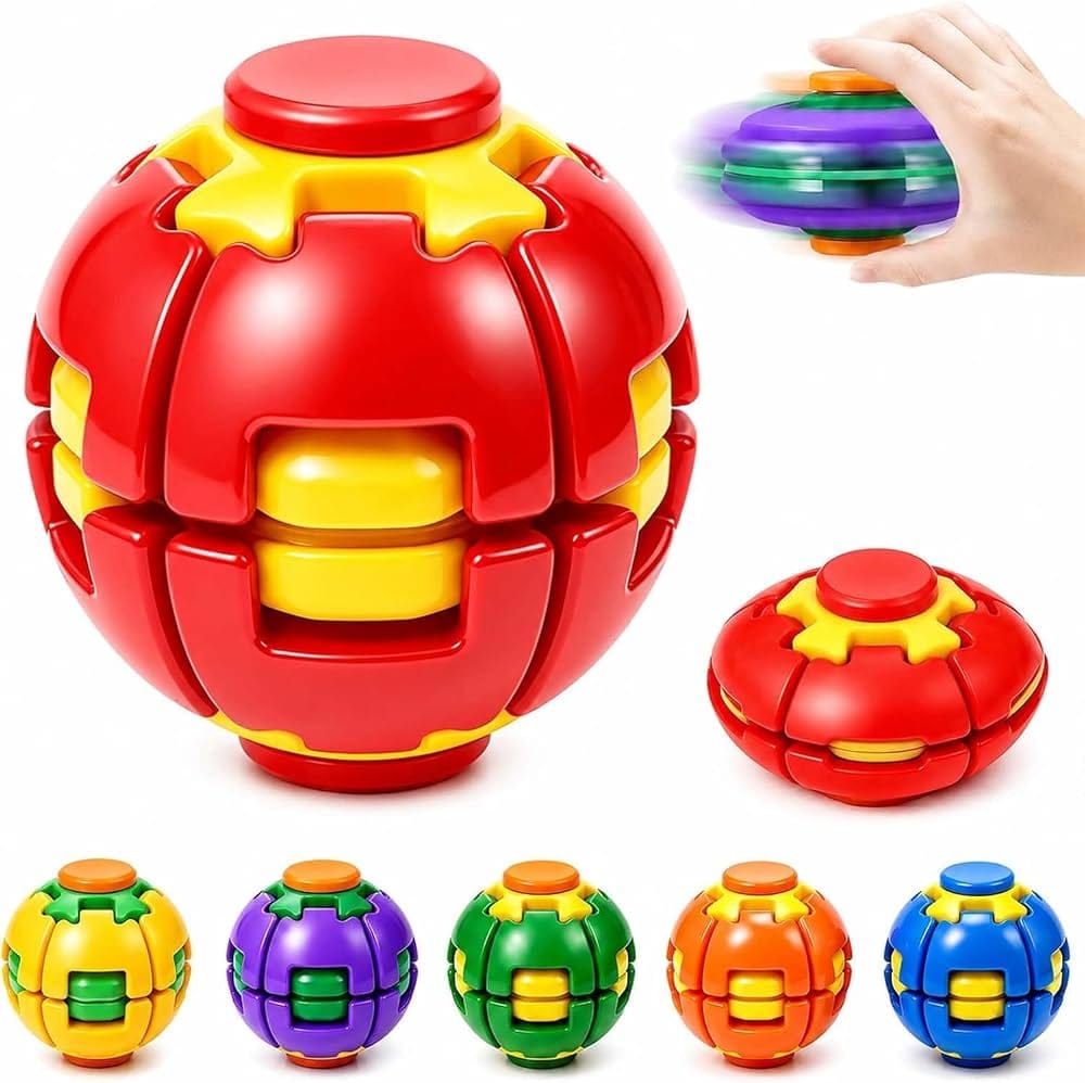 Spinning Puzzle Ball – Twist & Transform Fidget Toy