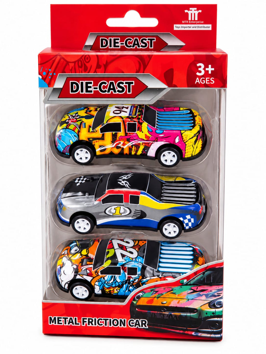 3-Piece Toy Car Set